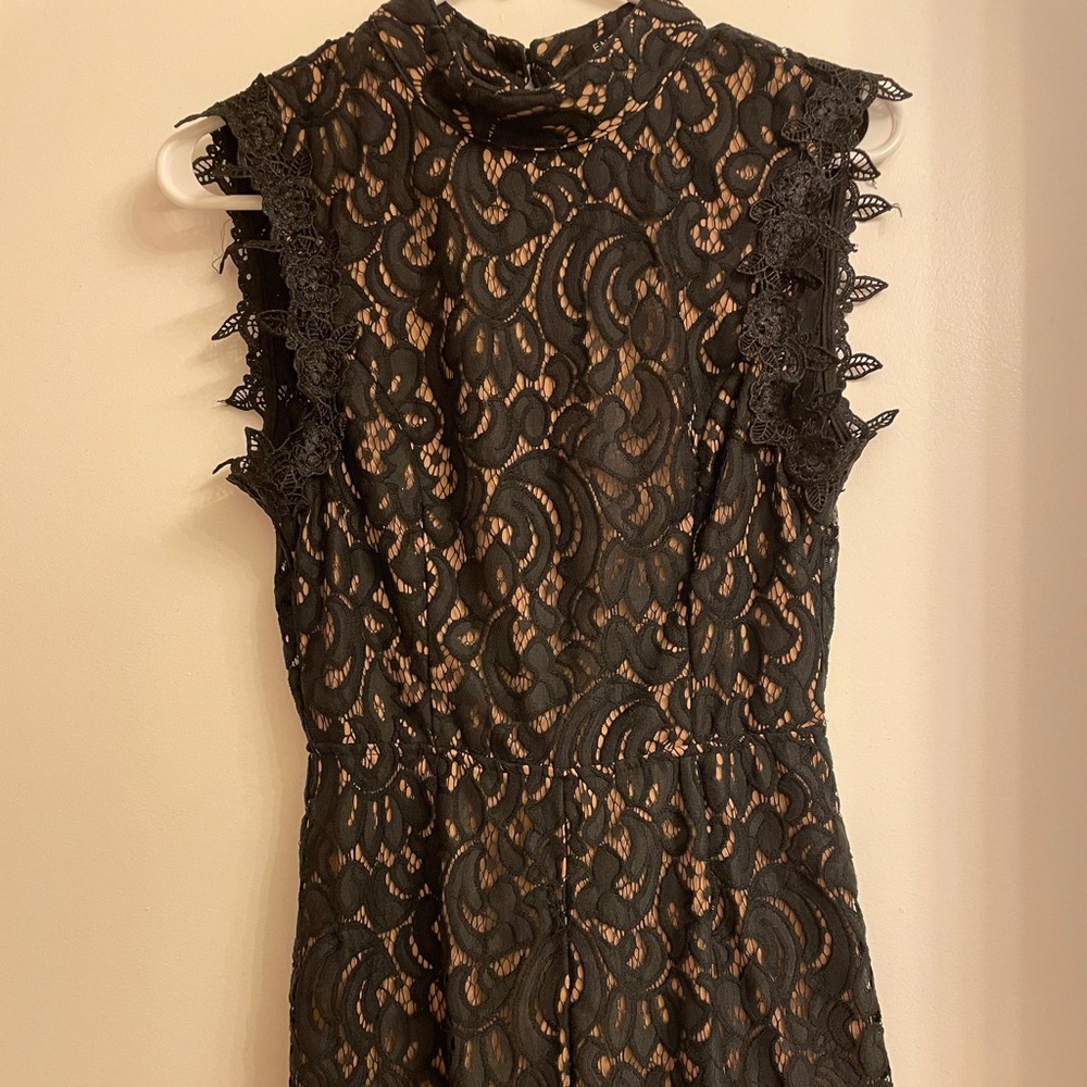Lace romper. Super sexy, black, sleek